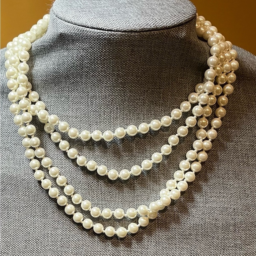 Joan Rivers Opera Length Faux Pearls Necklace